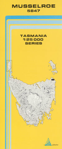Cover of Musselroe 5847 1:25 000 map