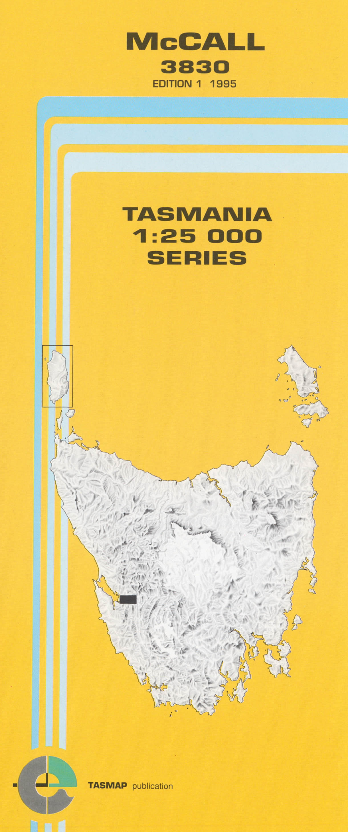 Cover of McCall 3830 1:25 000 map