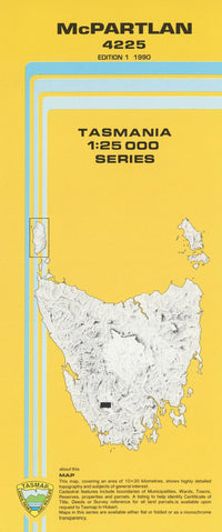 Cover of McPartlan 4225 1:25 000 map