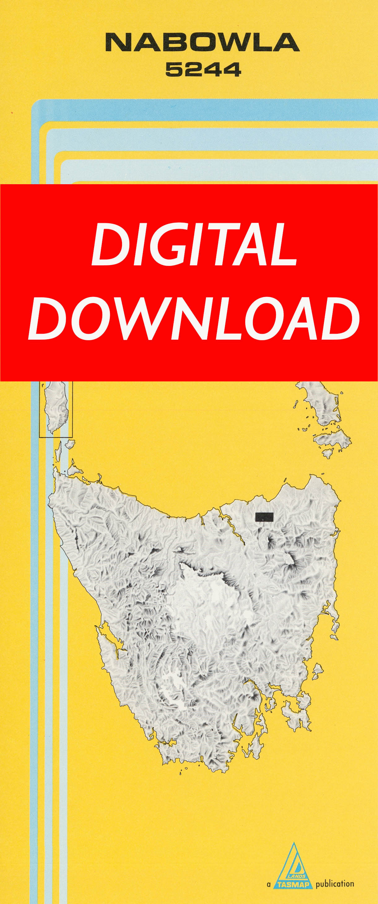 Cover of digital Nabowla 5244 1:25 000 map