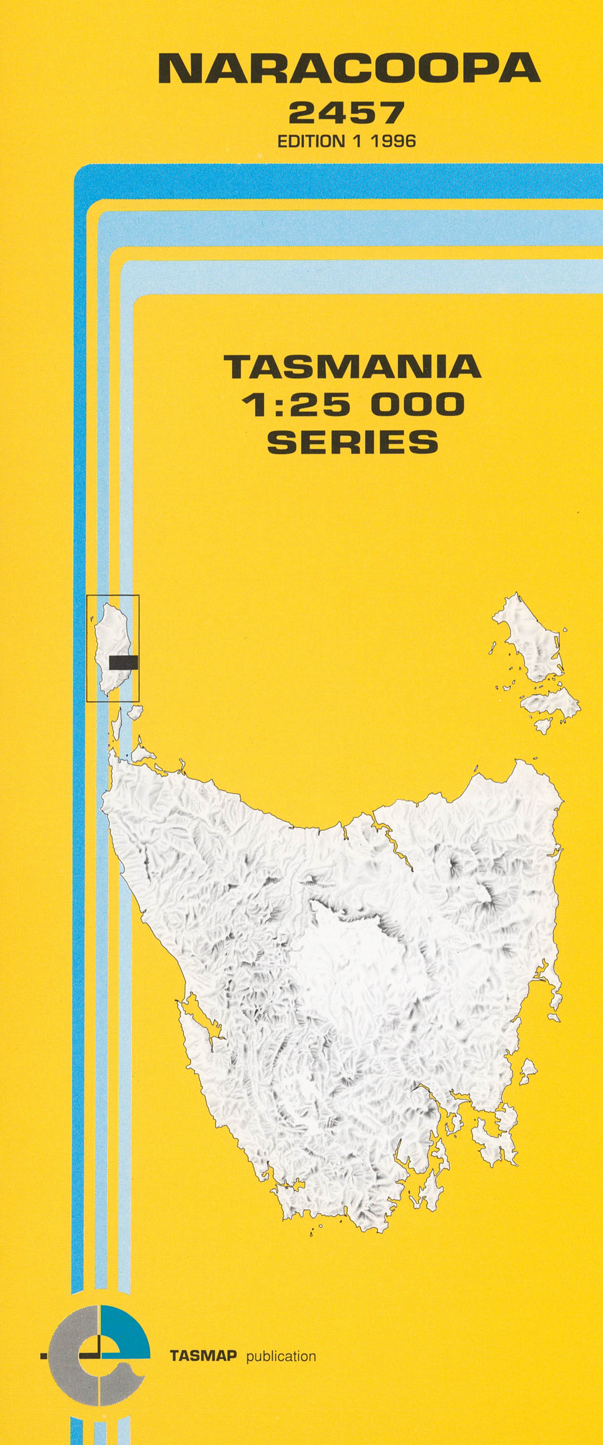 Cover of Naracoopa 2457 1:25 000 map