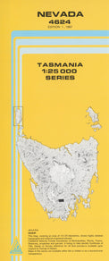 Cover of Nevada 4624 1:25 000 map