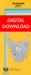 Cover of digital Olegas 4027 1:25 000 map