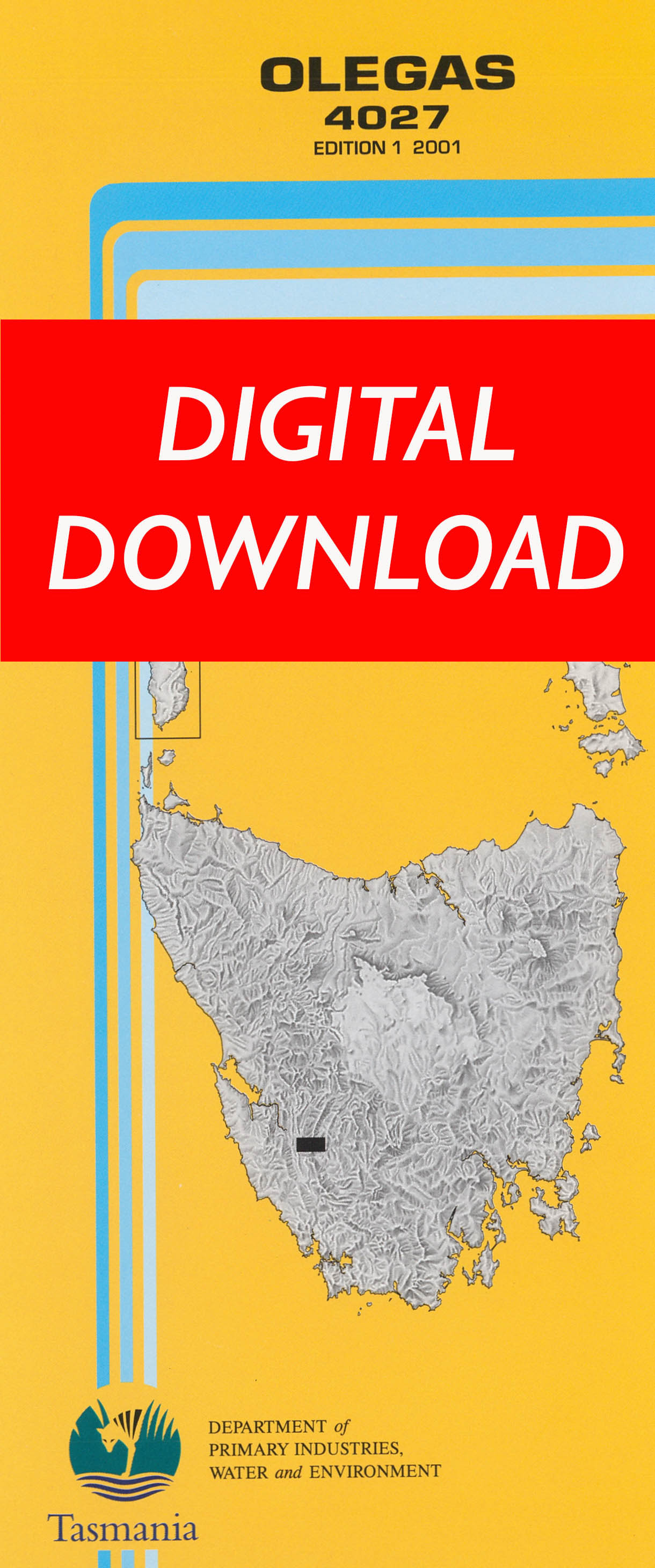 Cover of digital Olegas 4027 1:25 000 map