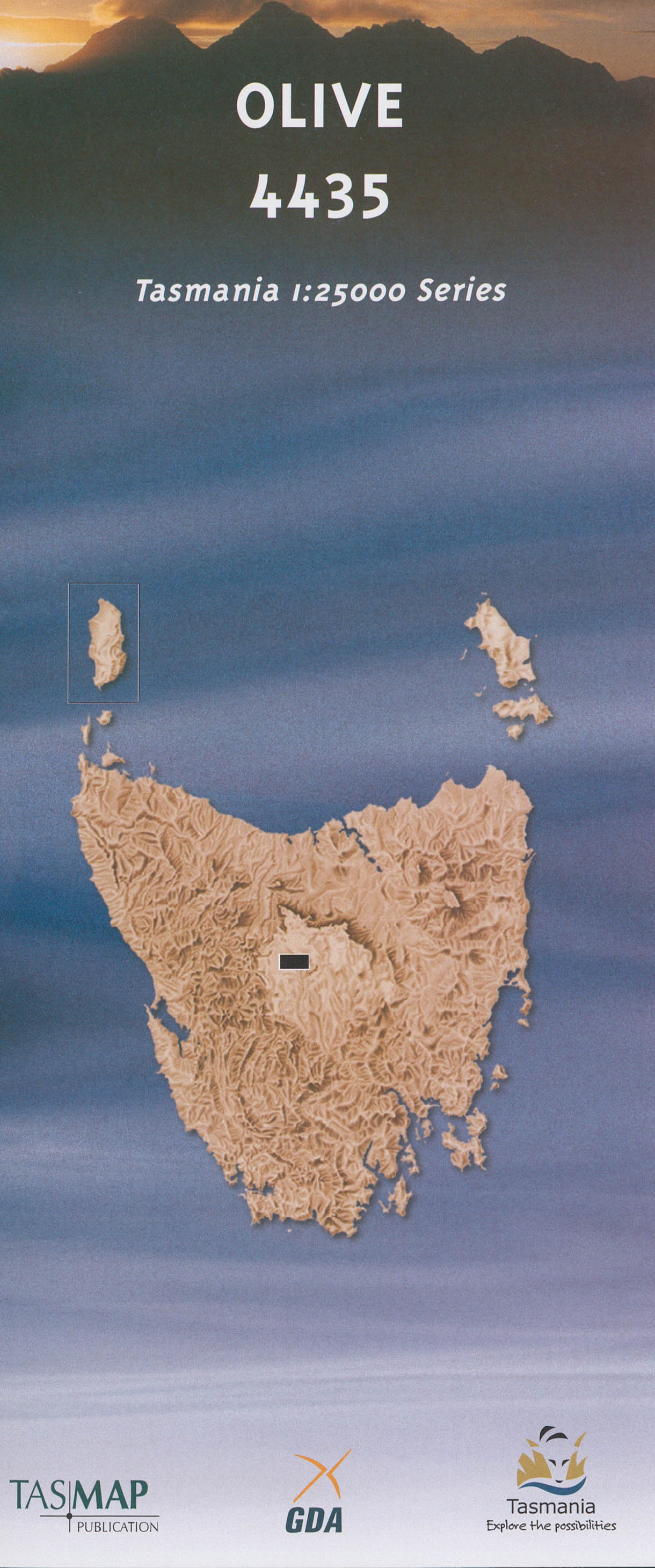 Cover of Olive 4435 1:25 000 map