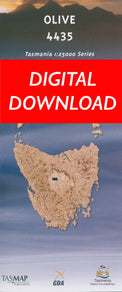 Cover of digital Olive 4435 1:25 000 map