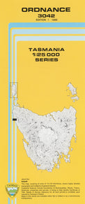 Cover of Ordnance 3042 1:25 000 map