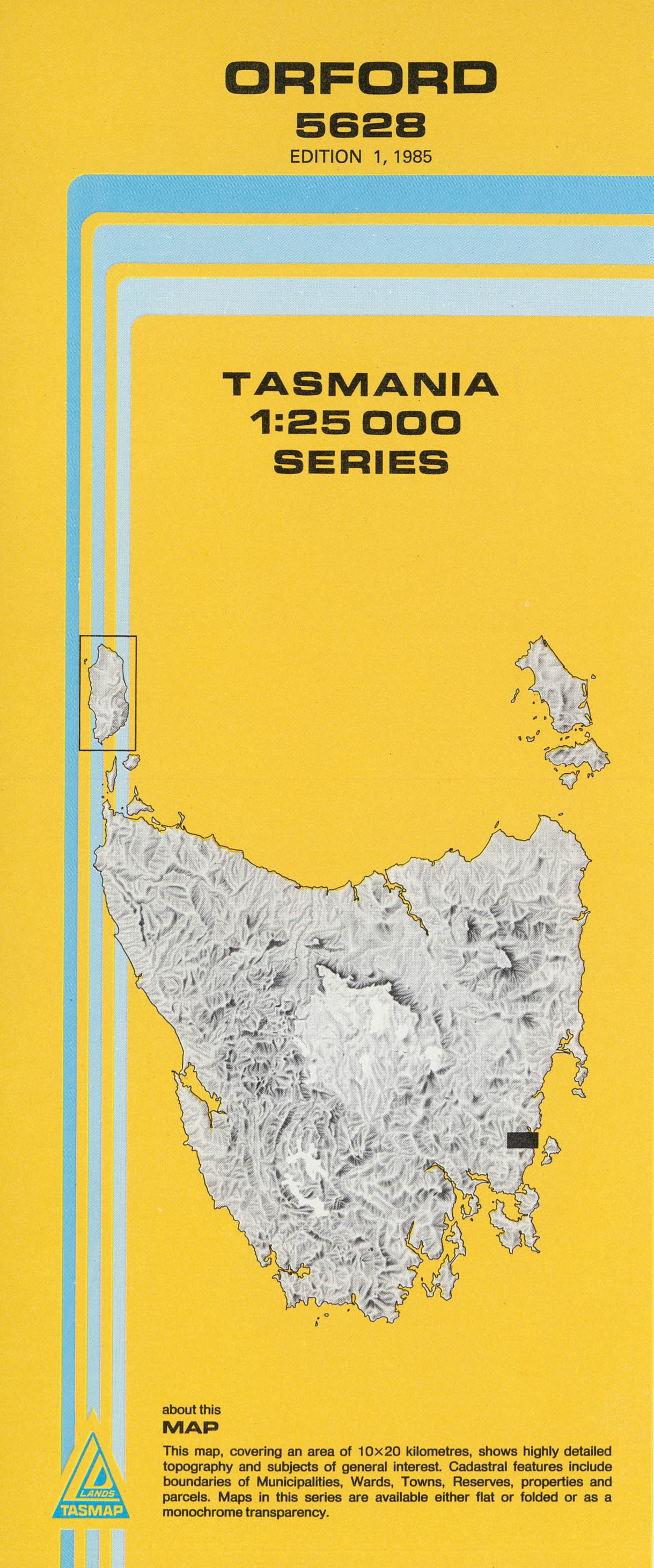 Cover of Orford 5628 1:25 000 map
