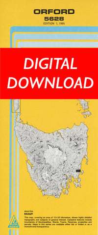 Cover of digital Orford 1:25 000 map