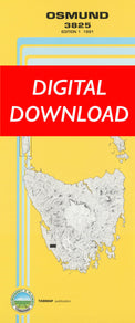 Cover of digital Osmund 3825 1:25 000 map