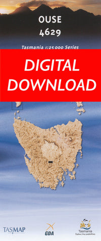 Cover of digital Ouse 4629 1:25 000 map
