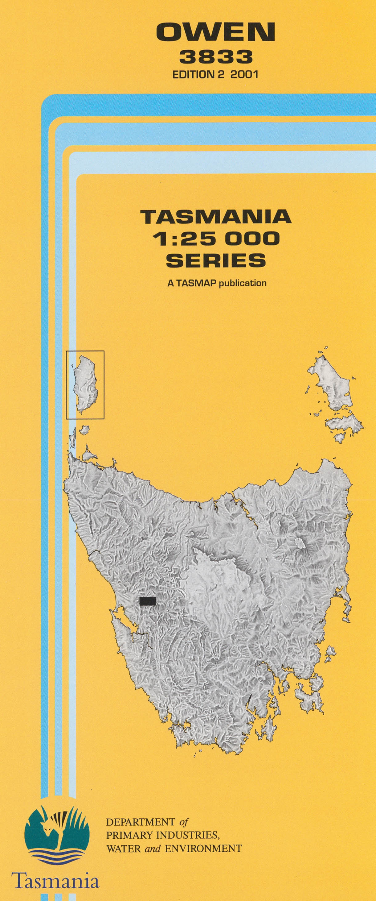 Cover of Owen 3833 1:25 000 map