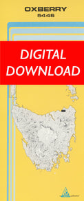 Cover of digital Oxberry 5446 1:25 000 map