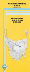 Cover of O'Connors 5036 1:25 000 map