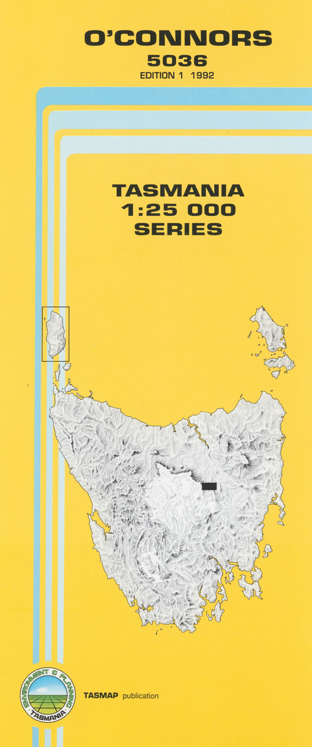 Cover of O'Connors 5036 1:25 000 map