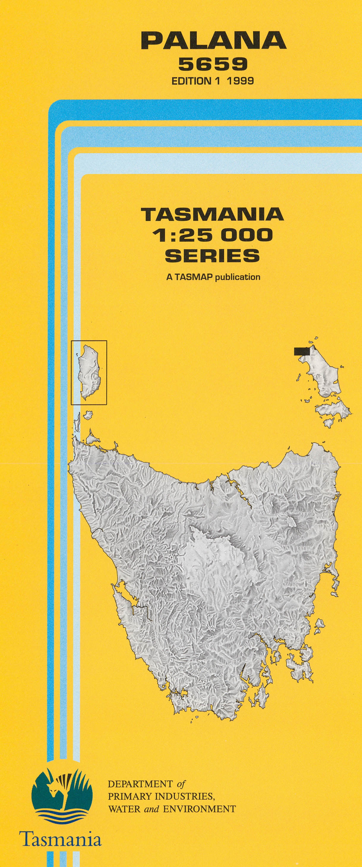 Cover of Palana 5659 1:25 000 map