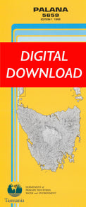 Cover of digital Palana 5659 1:25 000 map
