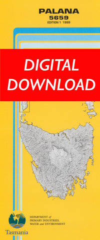 Cover of digital Palana 5659 1:25 000 map
