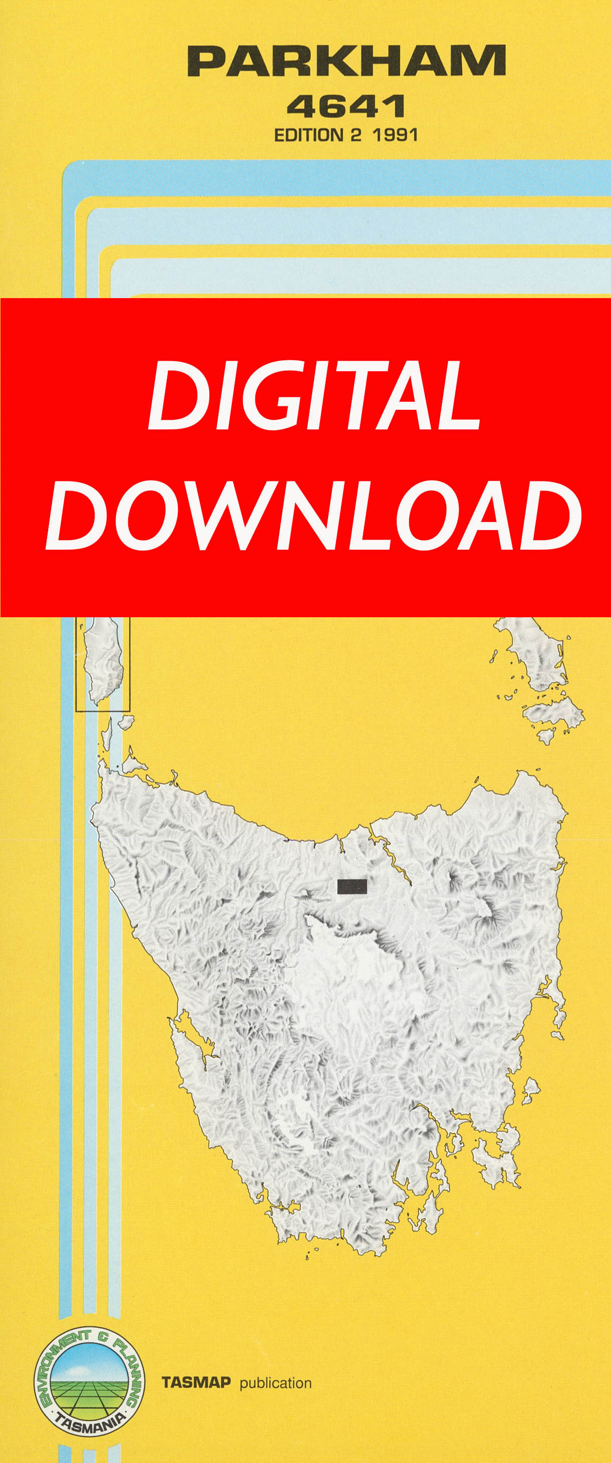Cover of digital Parkham 4641 1:25 000 map