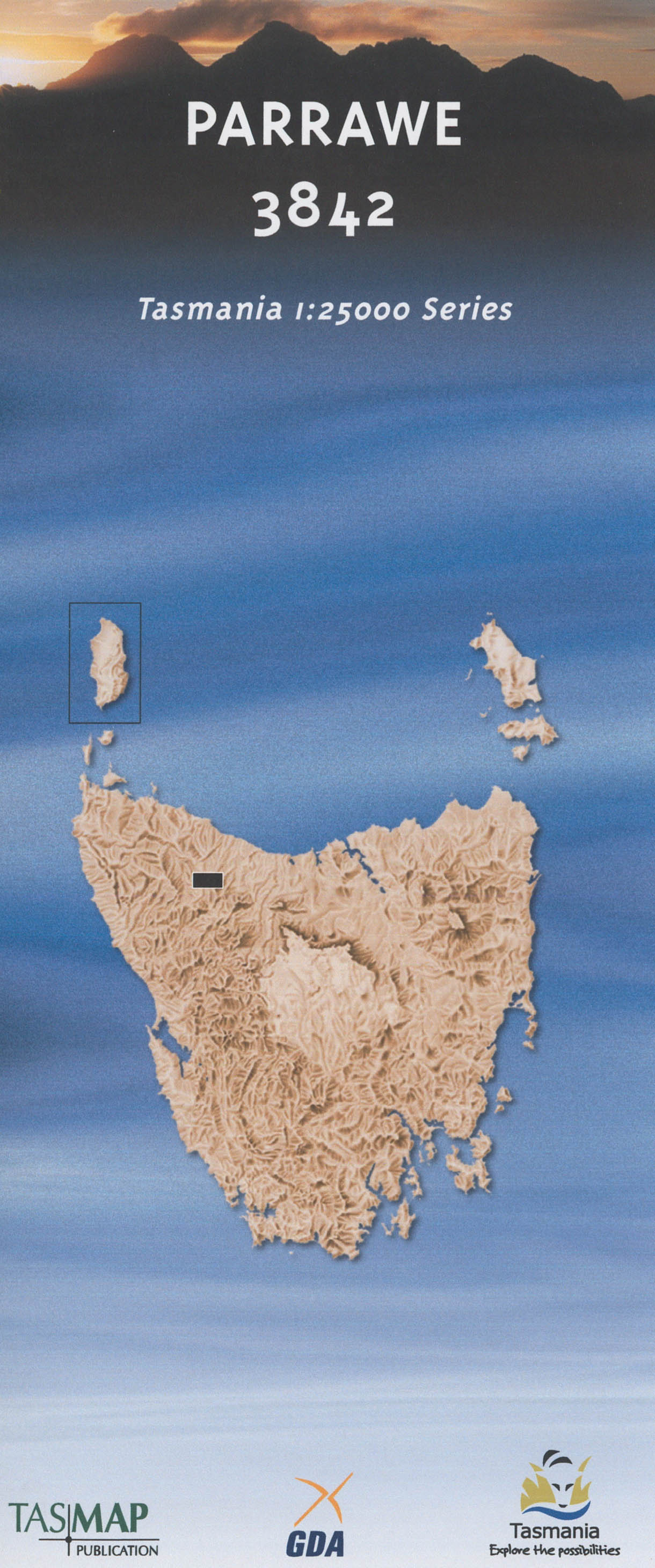 Cover of Parrawe 3842 1:25 000 map
