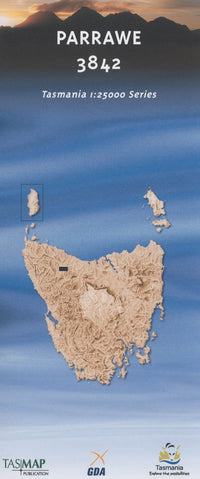Cover of Parrawe 3842 1:25 000 map
