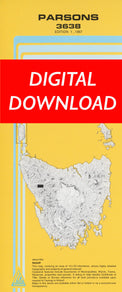 Cover of digital Parsons 3638 1:25 000 map