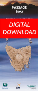 Cover of digital Passage 6051 1:25 000 map