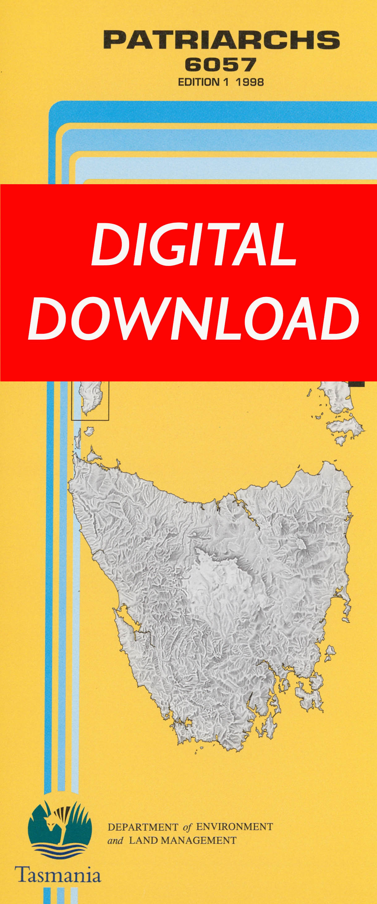 Cover of digital Patriarchs 6057 1:25 000 map