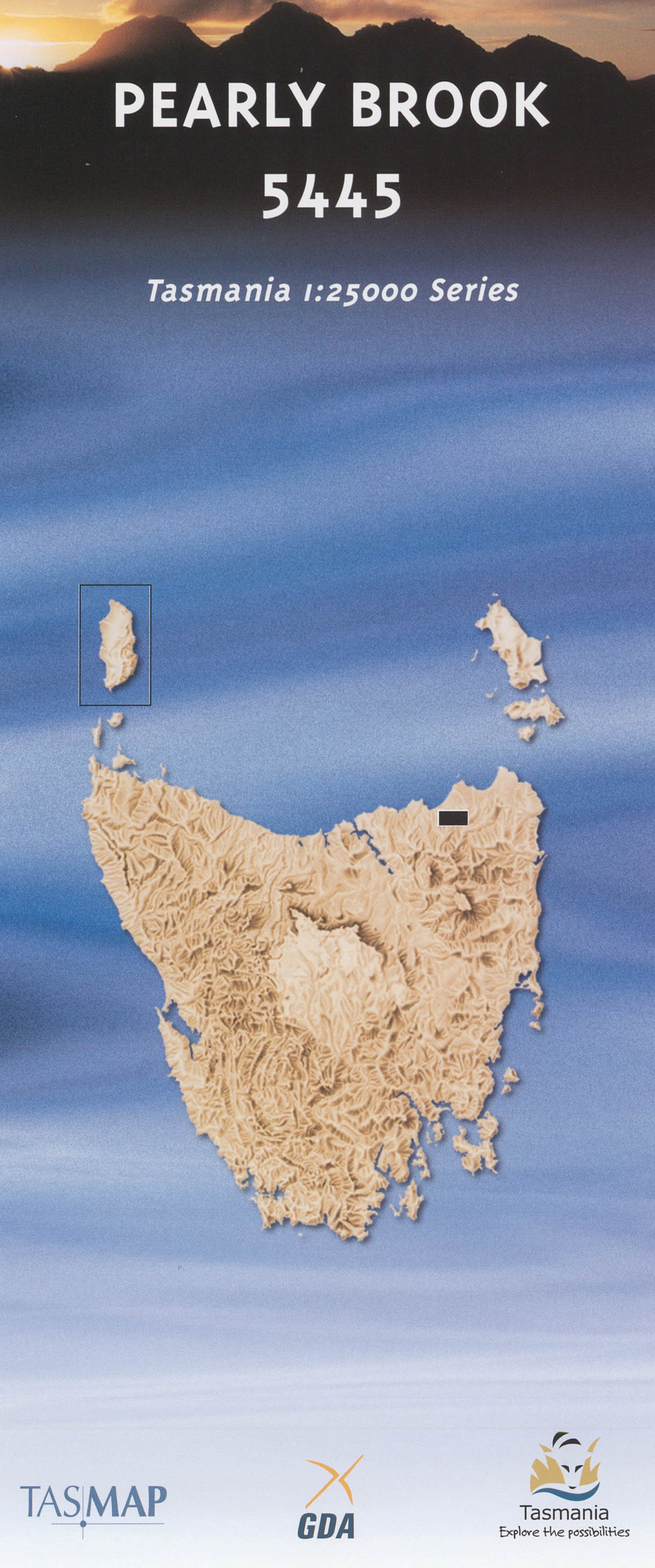 Cover of Pearly Brook 5445 1:25 000 map
