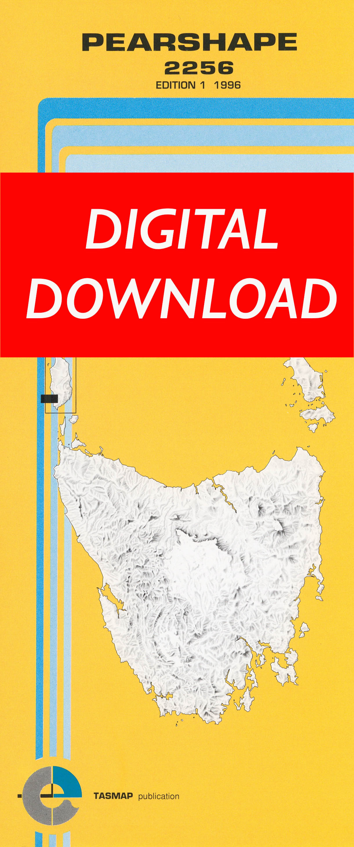 Cover of digital Pearshape 2256 1:25 000 map
