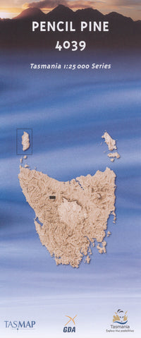 Cover of Pencil Pine 4039 1:25 000 map