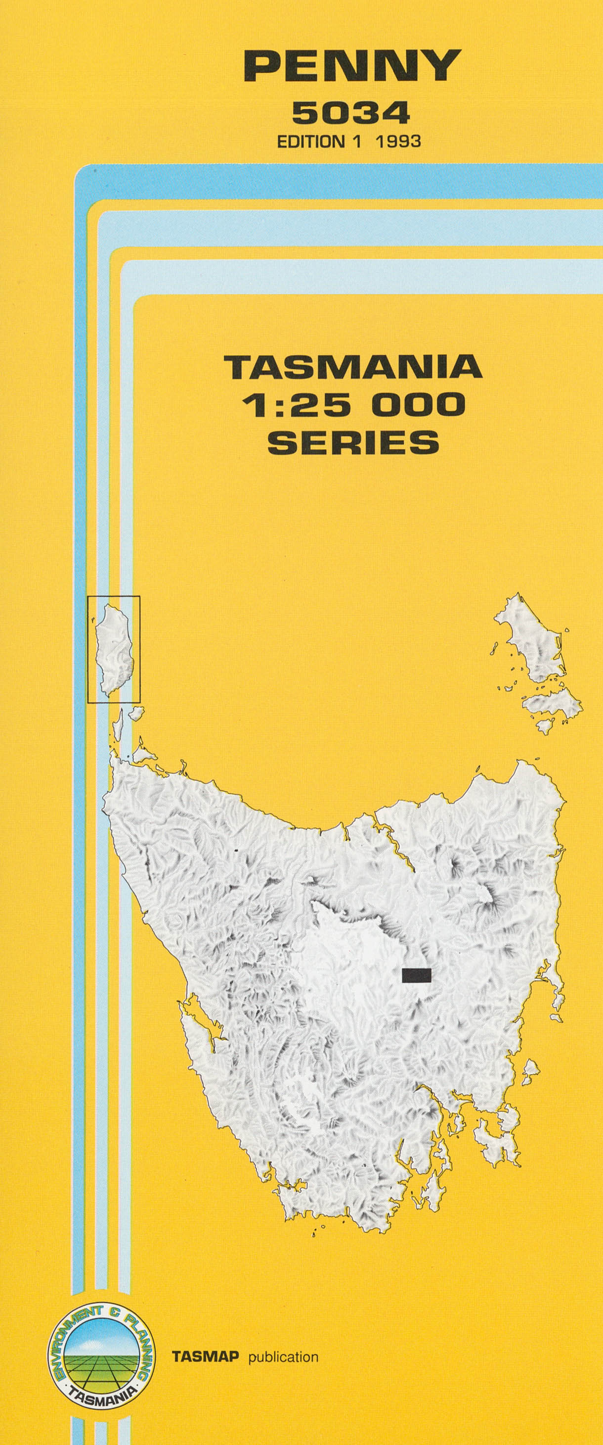 Cover of Penny 5034 1:25 000 map