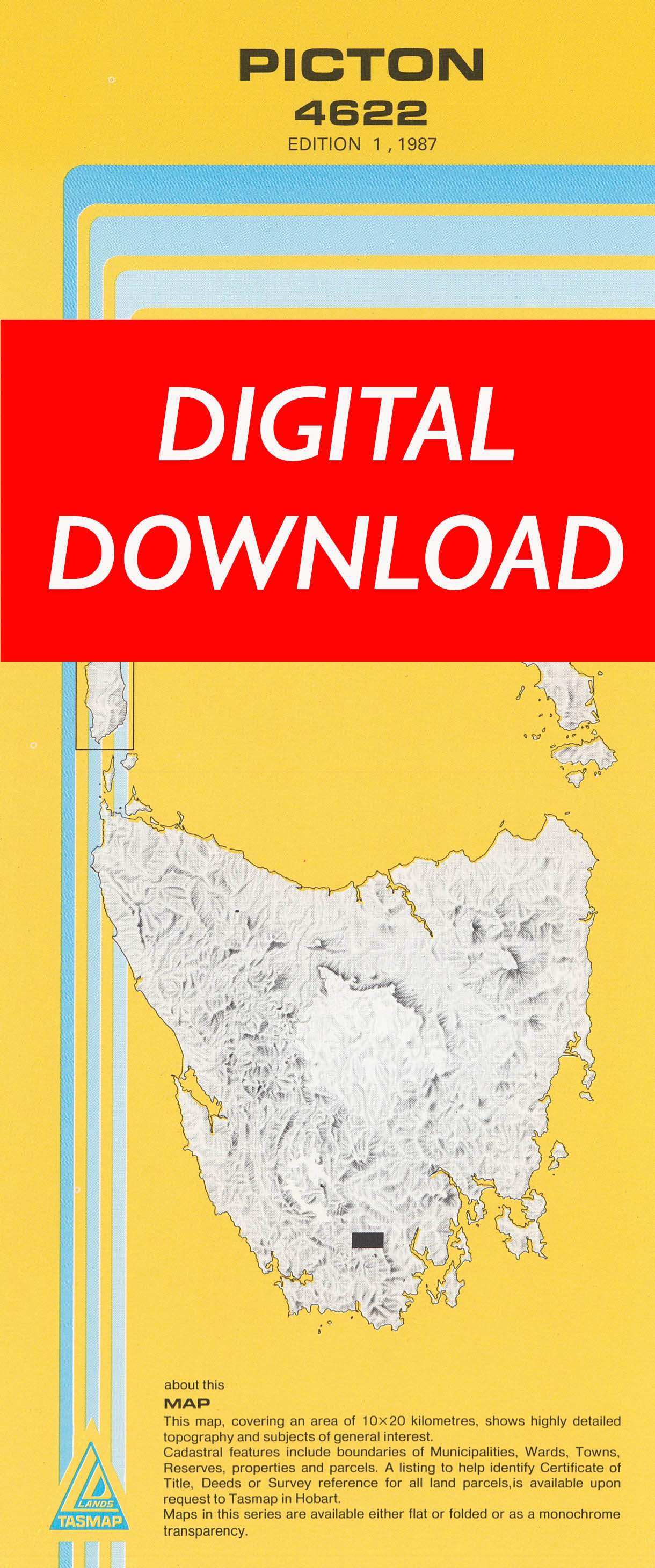 Cover of digital Picton 4622 1:25 000 map