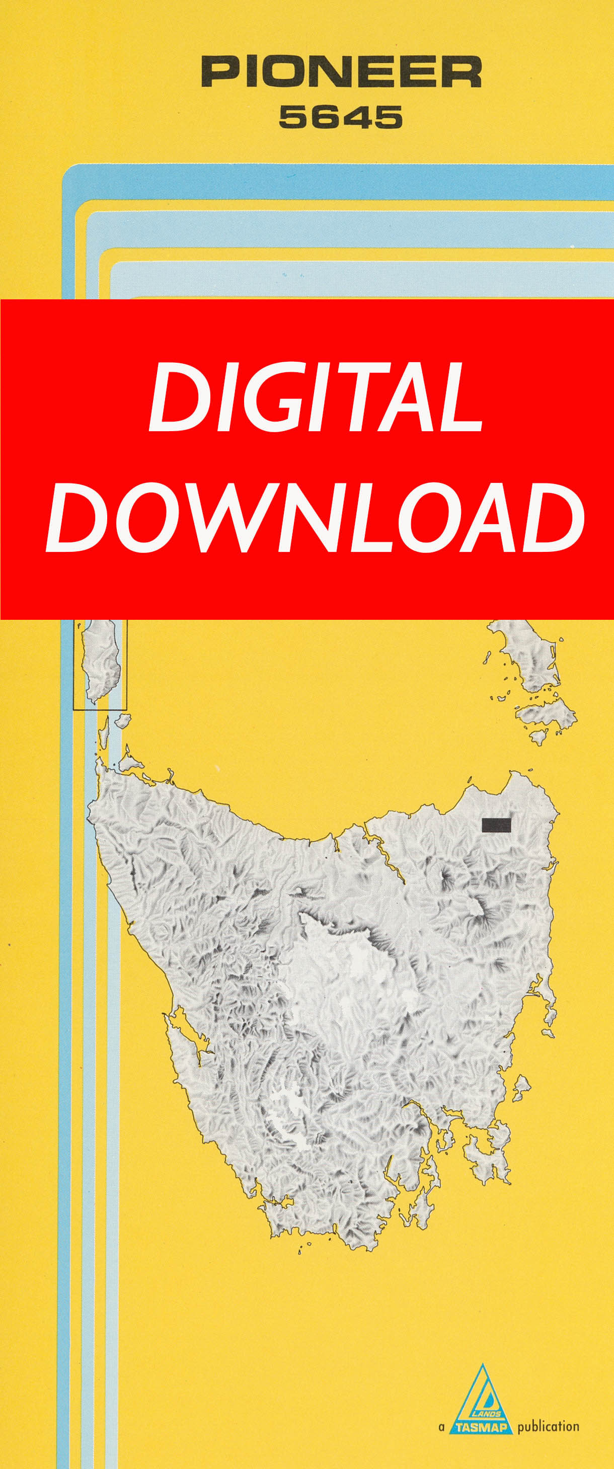 Cover of digital Pioneer 5645 1:25 000 map