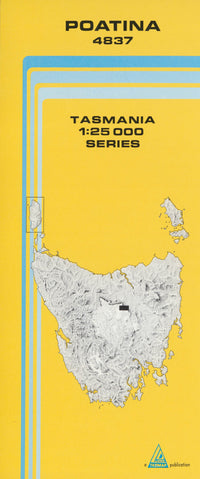 Cover of Poatina 4837 1:25 000 map