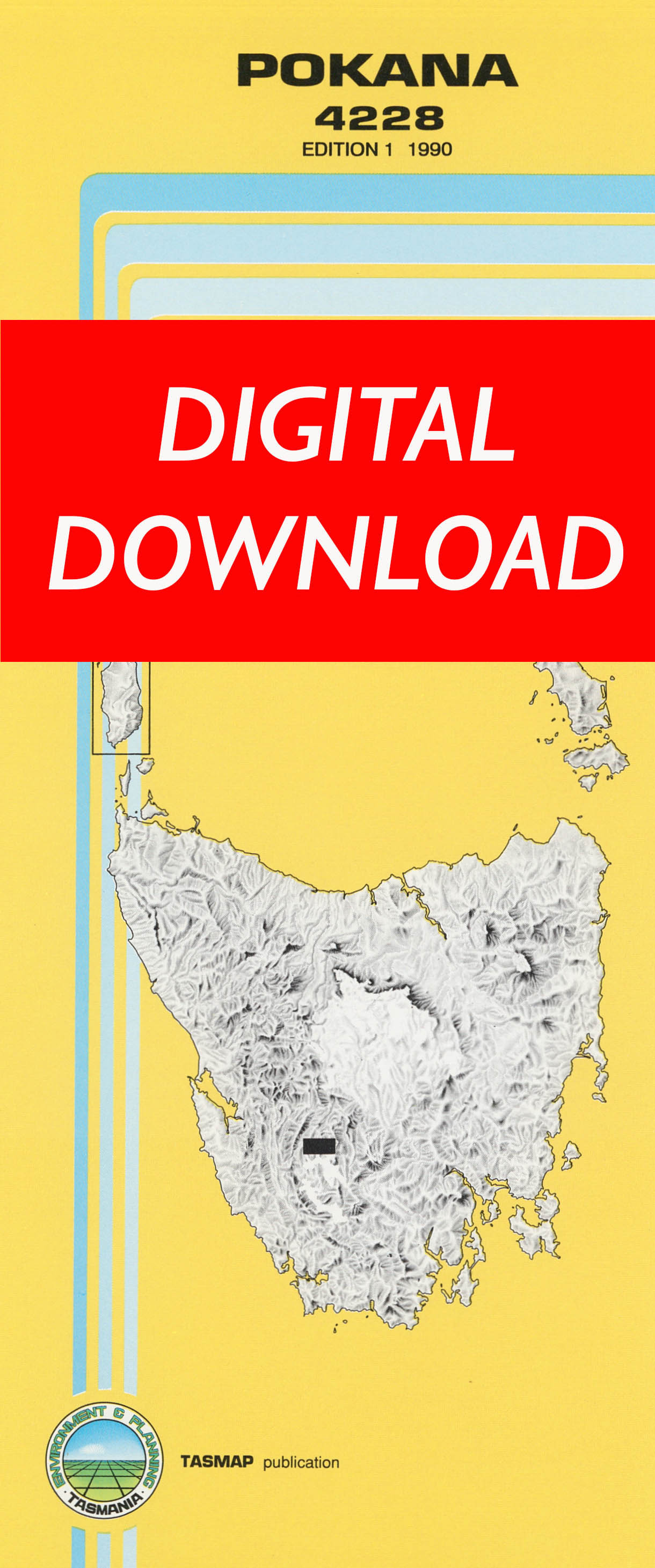 Cover of digital Pokana 4228 1:25 000 map
