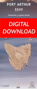 Cover of digital Port Arthur 5522 1:25 000 map