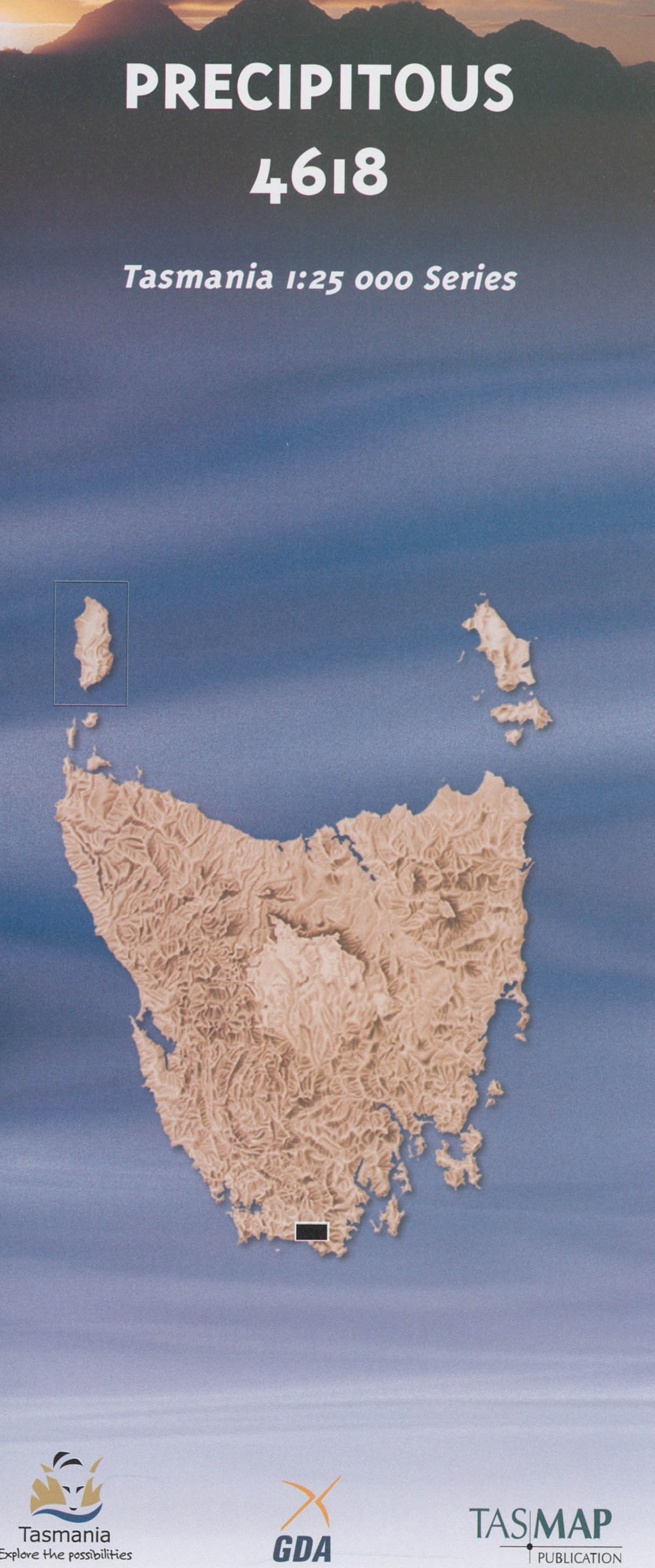 Cover of Precipitous 4618 1:25 000 map