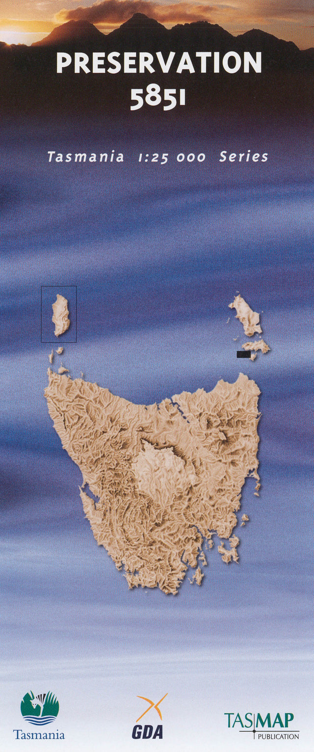 Cover of Preservation 5851 1:25 000 map