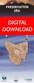 Cover of digital Preservation 5851 1:25 000 map