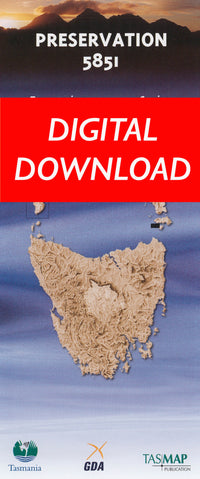 Cover of digital Preservation 5851 1:25 000 map