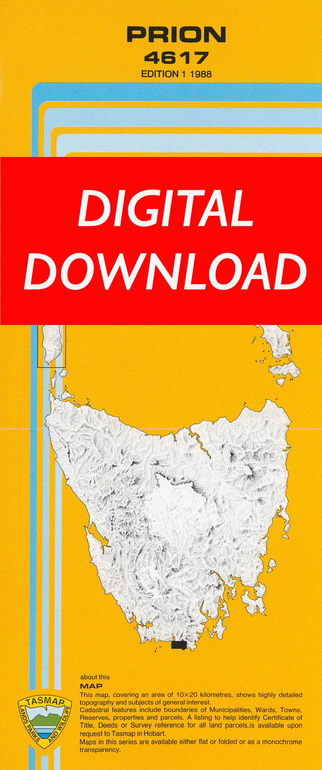 Cover of digital Prion 4617 1:25 000 map