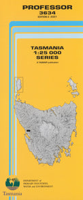 Cover of Professor 3634 1:25 000 map