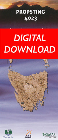 Cover of digital Propsting 4023 1:25 000 map