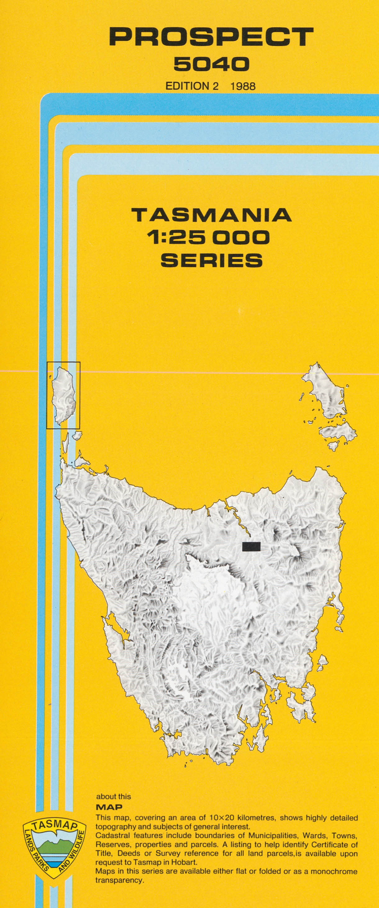 Cover of Prospect 5040 1:25 000 map
