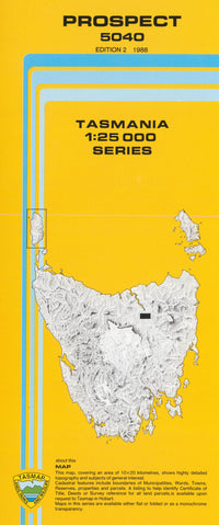 Cover of Prospect 5040 1:25 000 map