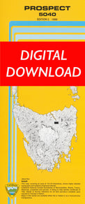 Cover of digital Prospect 5040 1:25 000 map