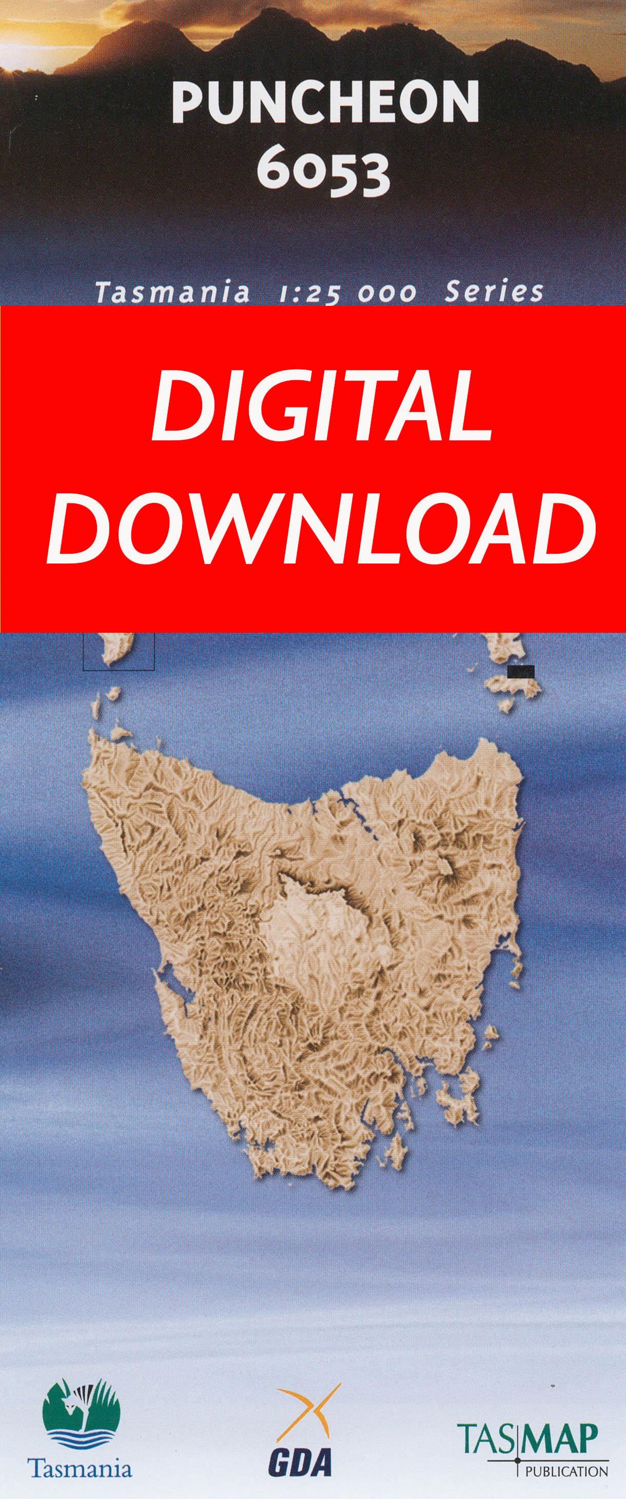 Cover of digital Puncheon 6053 1:25 000 map