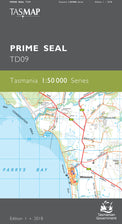 Cover of Prime Seal TD09 1:50 000 Series map