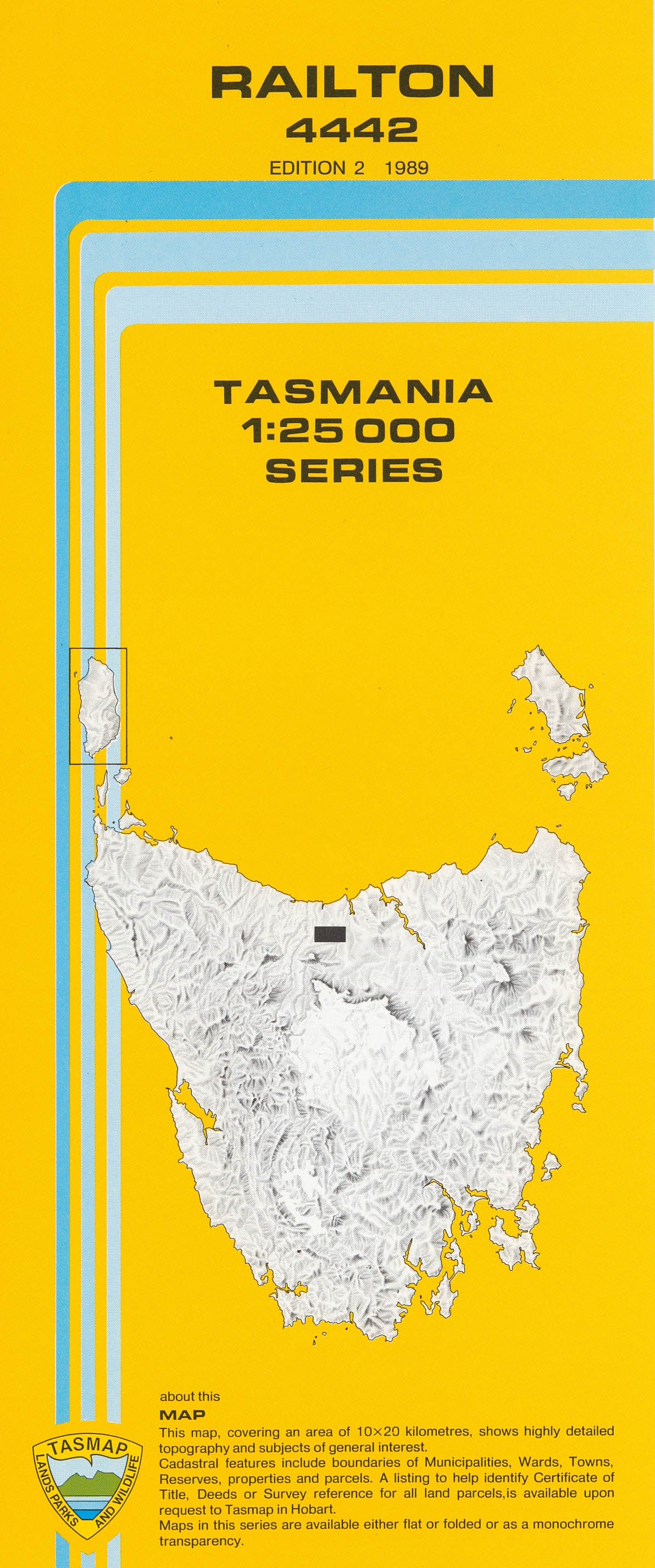 Cover of Railton 4442 1:25 000 map
